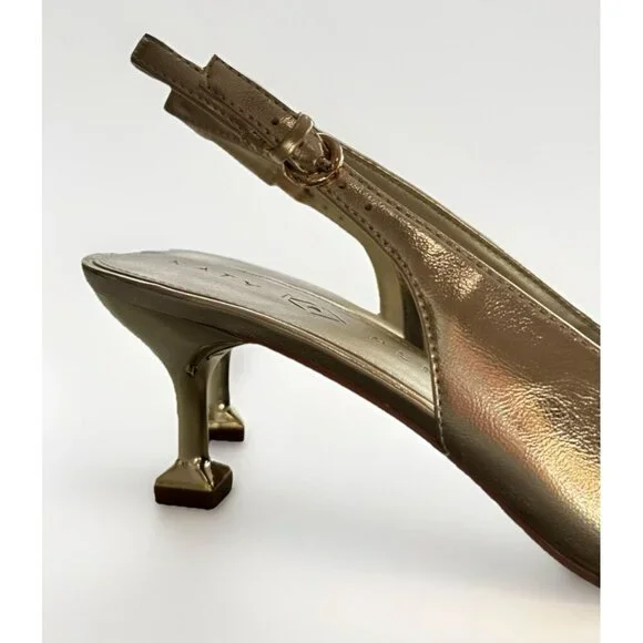 Katy Perry Women's The Laterr Sling Back Pump Softy Nappa Champagne Size 10 - Picture 3 of 7